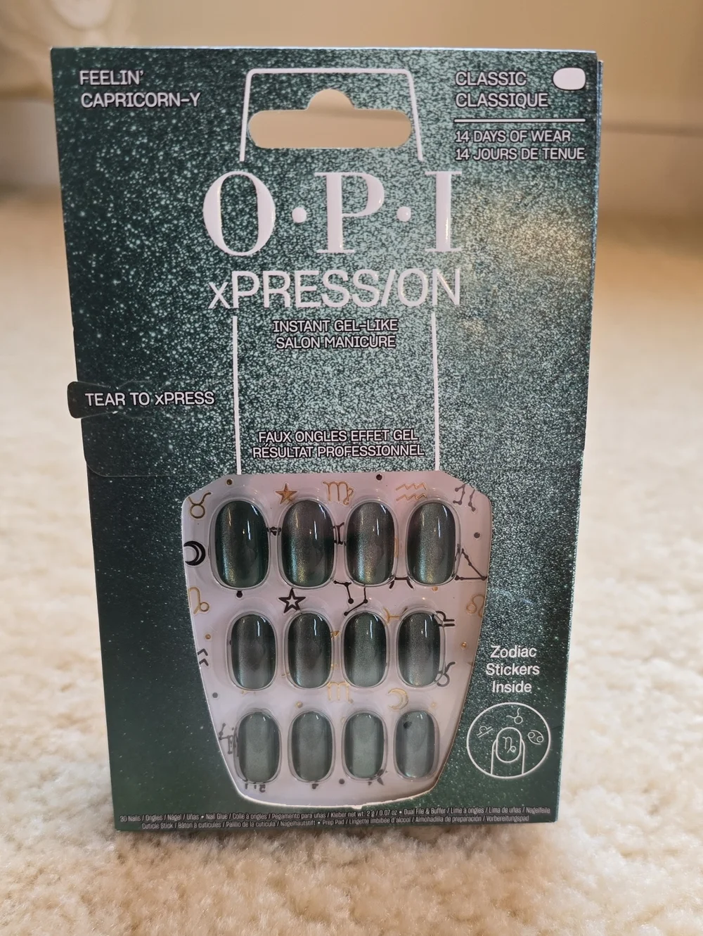 OPI xPRESS/ON Press-On Nails in Feelin' Capricorn-y - NEW